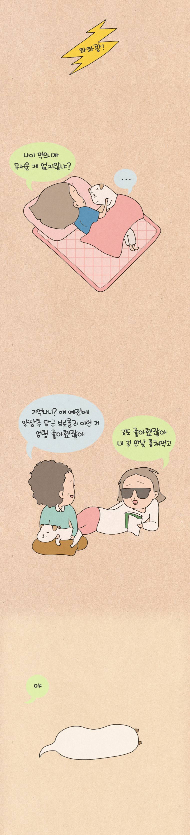 퀴퀴한 일기 43화 - 흰둥이 8