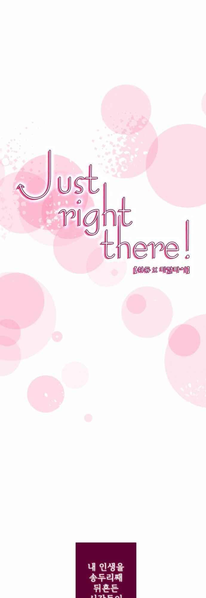 Just right there 63화 마침 1