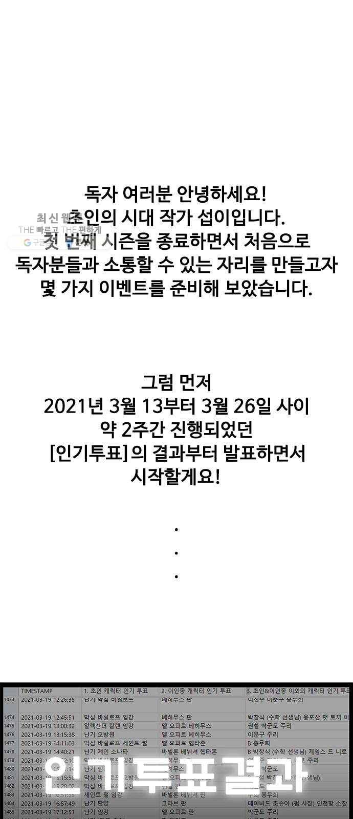 초인의 시대 후기 1
