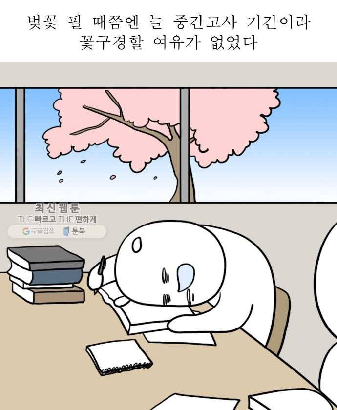 독립일기 83화 벚꽃이 왜 벌써 5