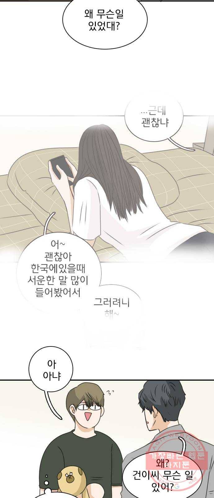 나의 플랏메이트 42화 남자친구 숙소에 어떤여자가 찾아왔다 36