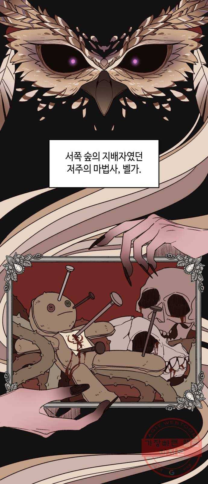 밤을 깨우는 마법 1화 저주받은 왕국 8