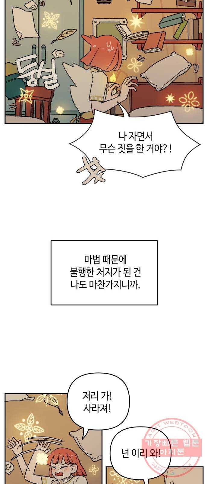 밤을 깨우는 마법 1화 저주받은 왕국 21