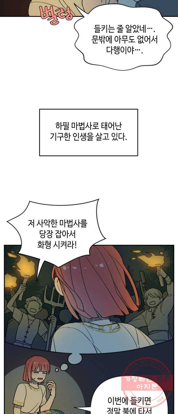 밤을 깨우는 마법 1화 저주받은 왕국 24