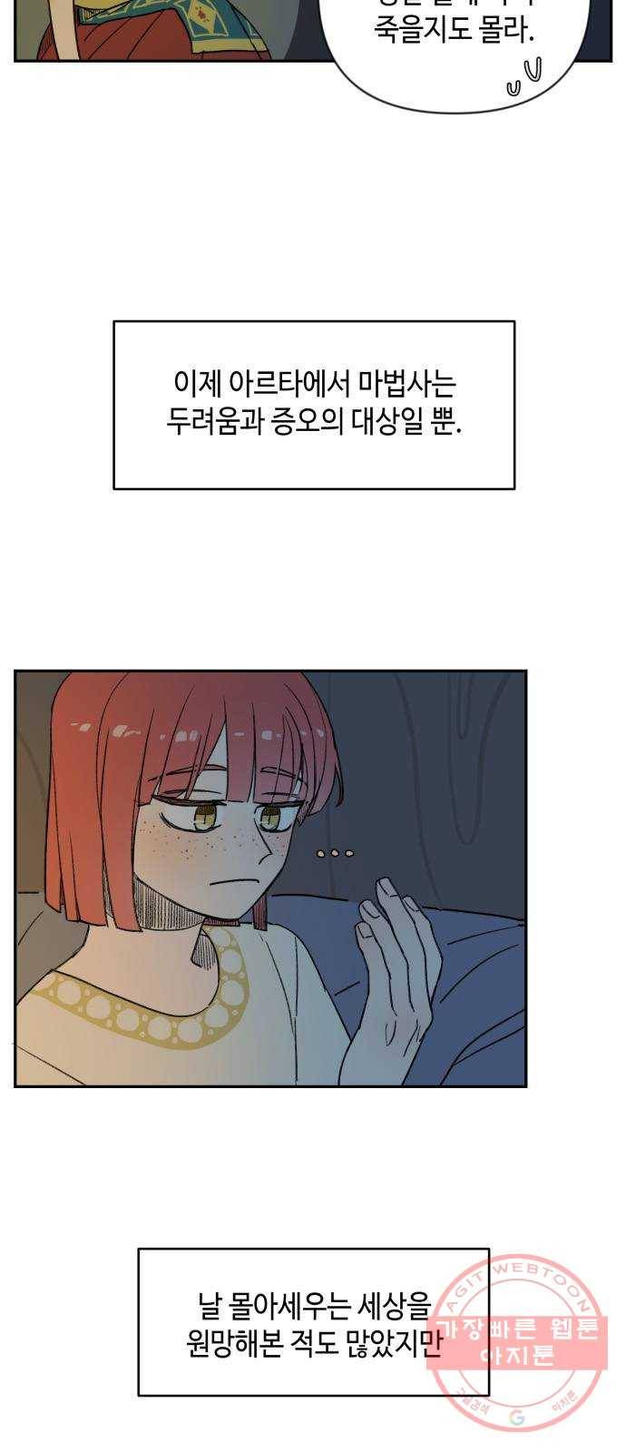 밤을 깨우는 마법 1화 저주받은 왕국 25