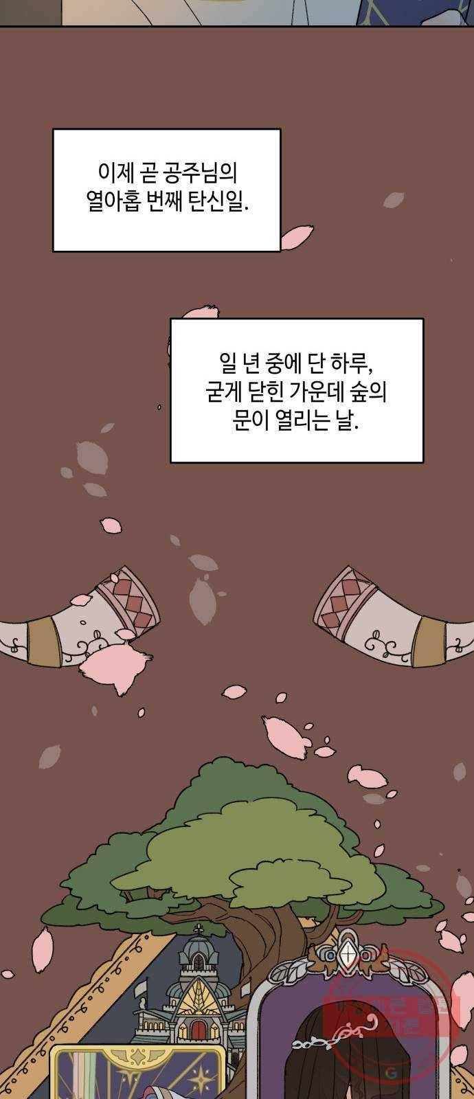 밤을 깨우는 마법 1화 저주받은 왕국 32