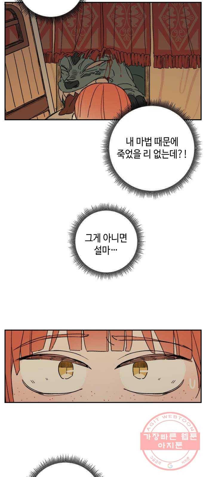 밤을 깨우는 마법 1화 저주받은 왕국 48