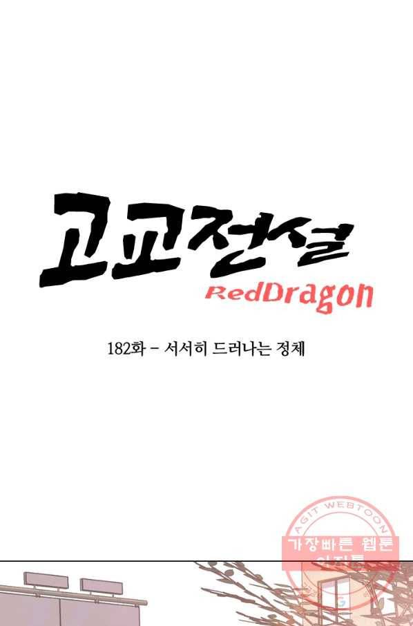 고교전설 182화 서서히 드러나는 정체 7