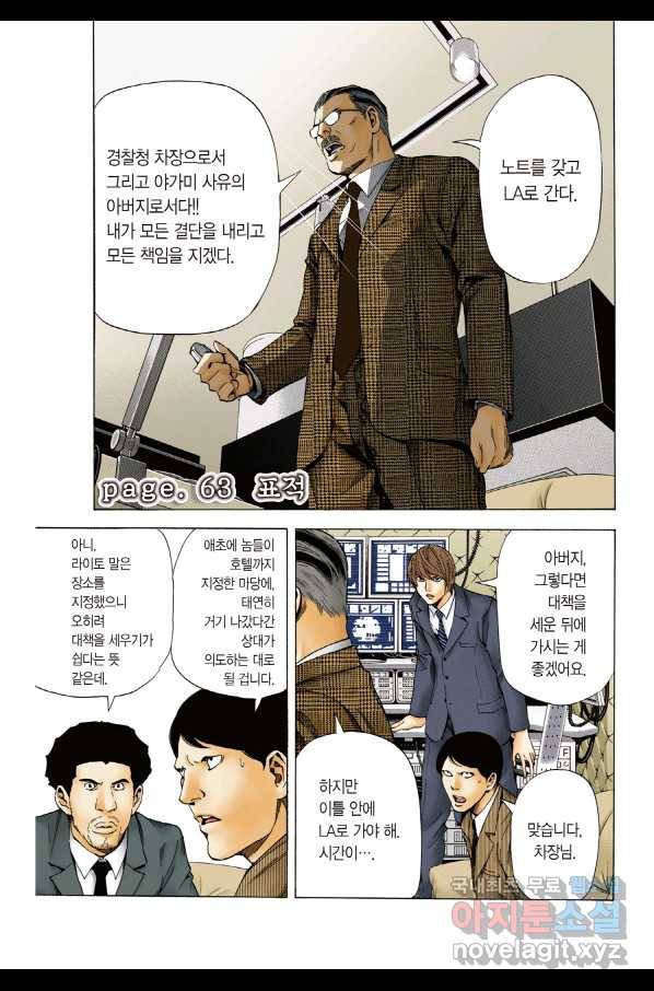 데스노트 컬러판 63화 2