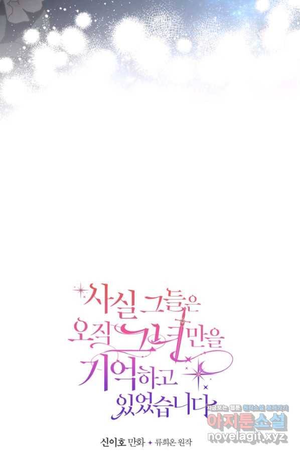 사실, 그들은 오직 그녀만을 기억하고 있었습니다 72화 10