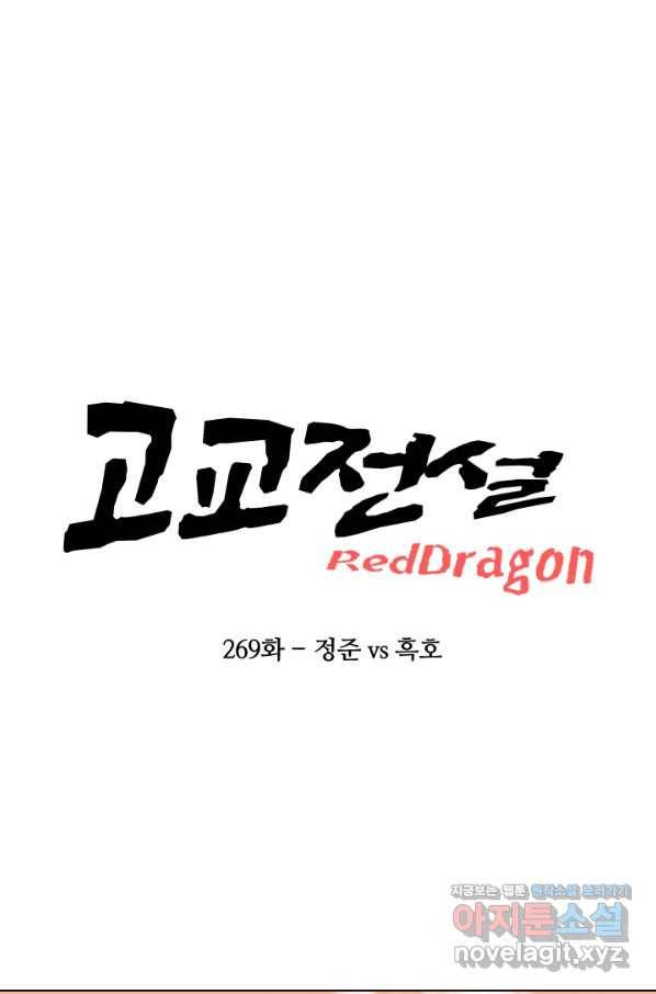 고교전설 269화 정준 vs 흑호 8