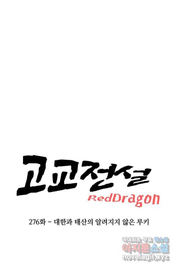 고교전설 276화 대화과 태산의 알려지지 않은 루키 7