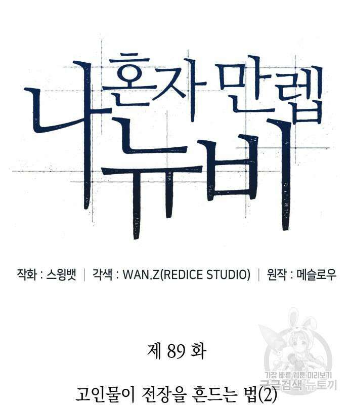 나 혼자 만렙 뉴비 89화 28