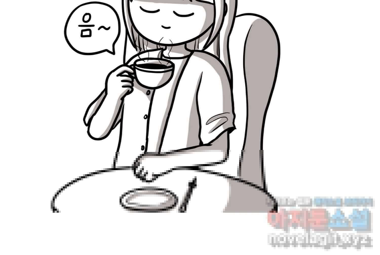 재활용 머학생 61화 한국 메이드카페 가는 만화 25