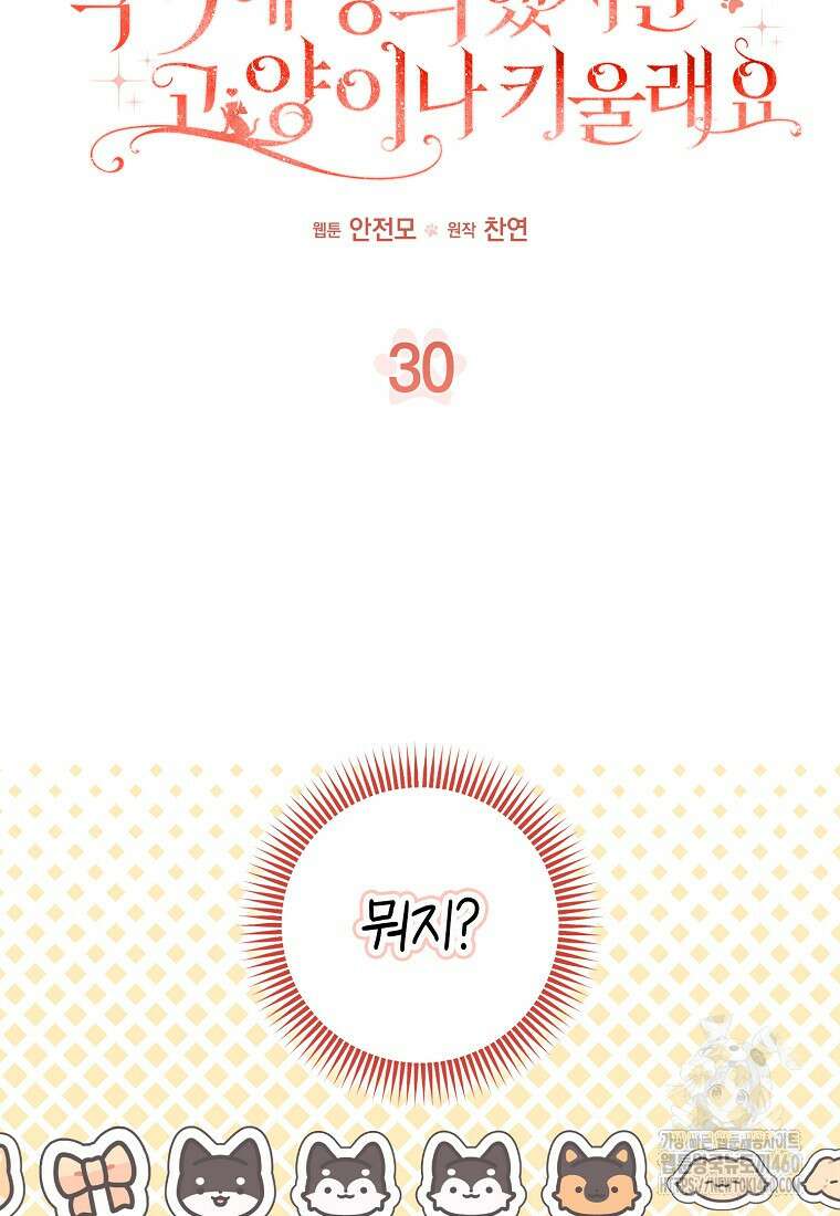 악역에 빙의했지만, 고양이나 키울래요 30화 14