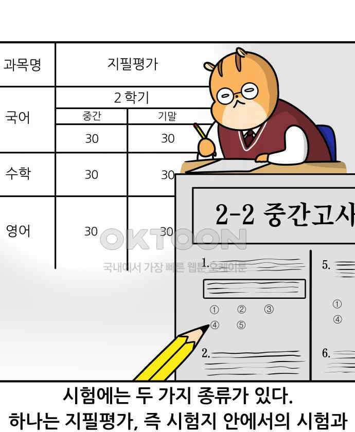 K학원 생존기 48화 - 수행평가 꿀팁(1) 1