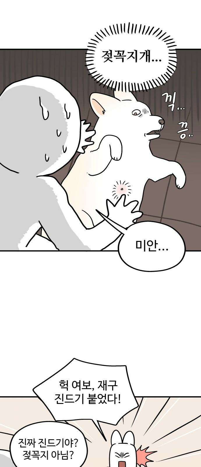 노곤하개 쇼츠 진드기 싫어 5