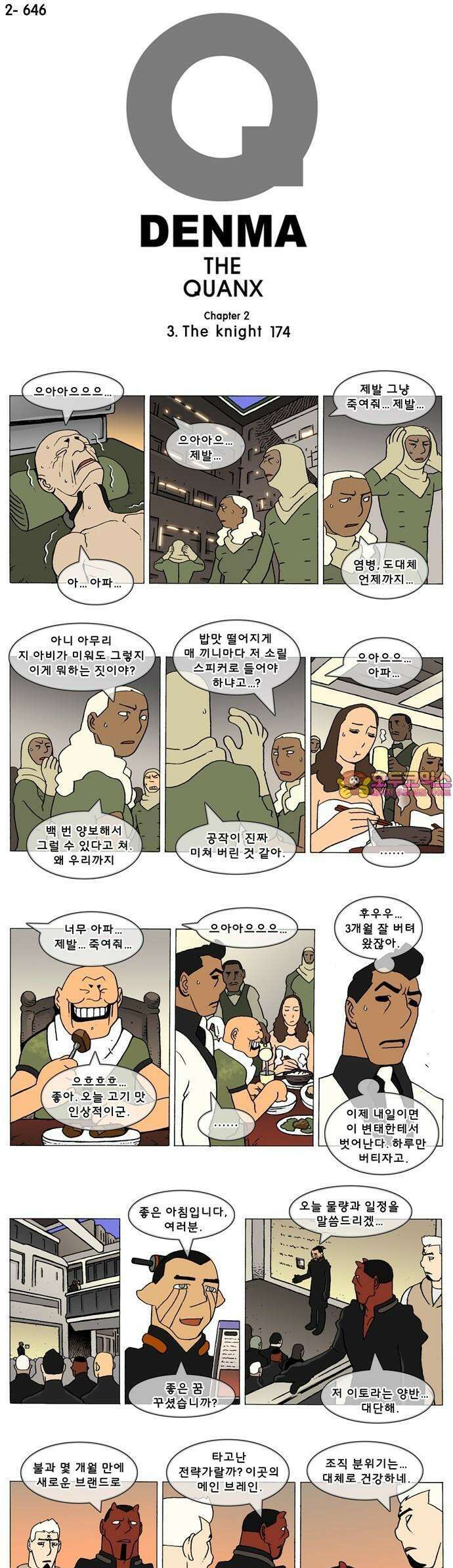 덴마 2-646화 3．The knight(174) 1