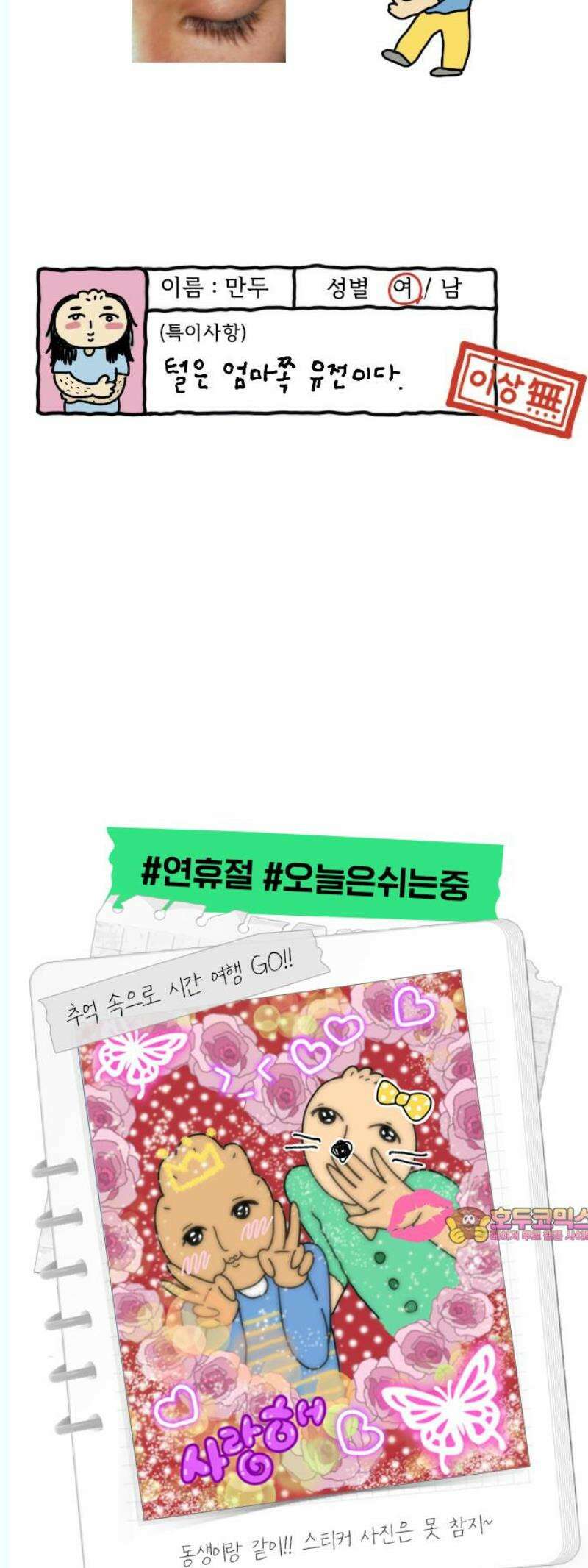 만두 생활기록부 19．털 17