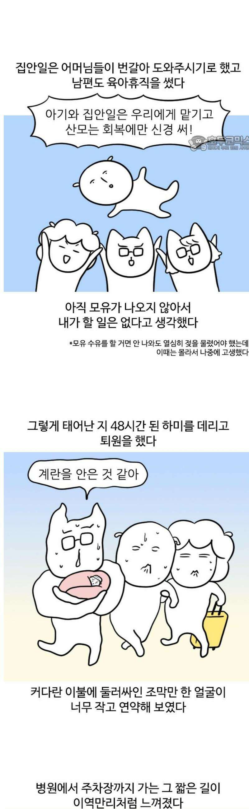 육아일기 67화 집으로 2
