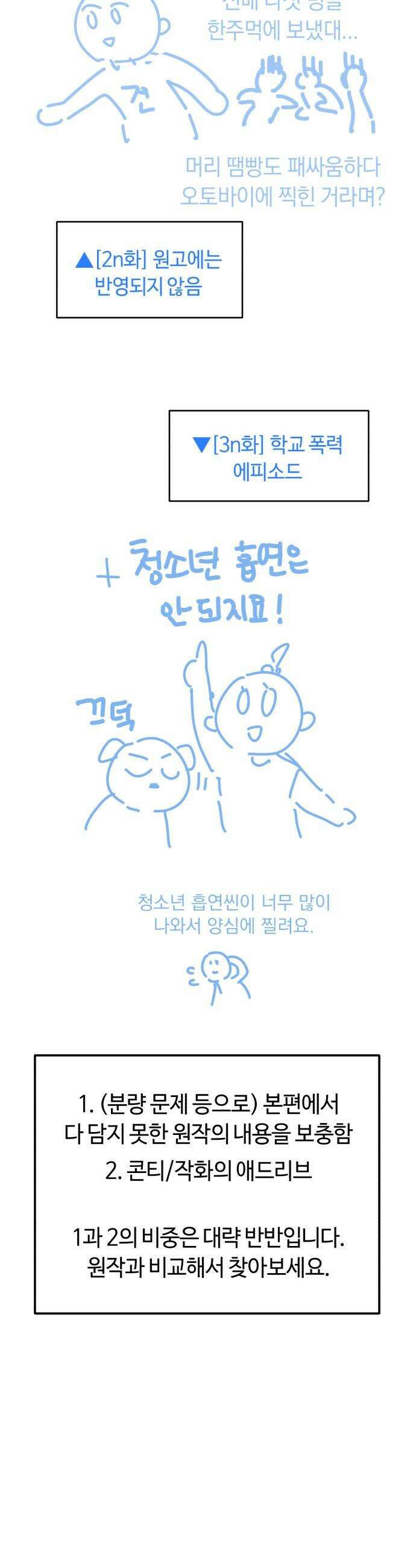 천재는 평범하게 살기로 했더 - 휴재 특별편-콘티- 23